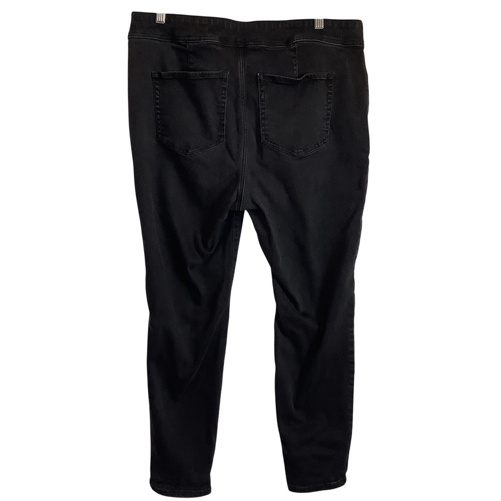 Lane Bryant Black‎ High Rise Super Stretch 3 Button Jegging Plus Size 18 - Picture 3 of 8